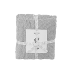 Meraki mini poncho håndklæde grå - Tinashjem